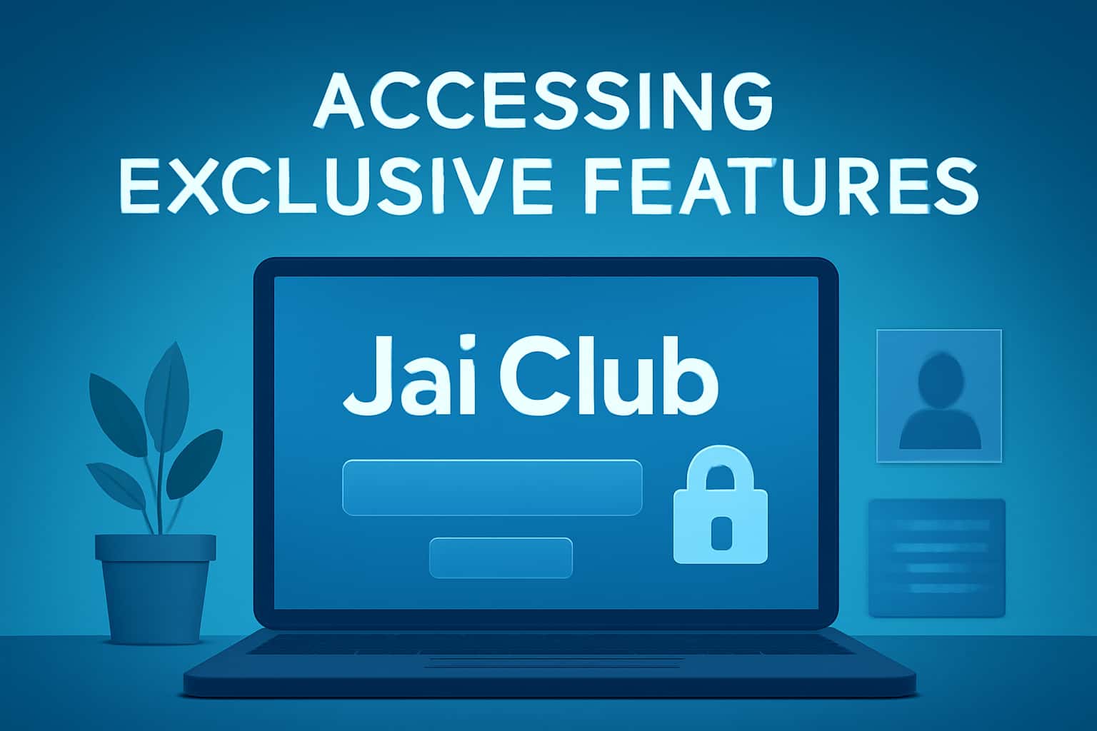 An informational graphic related to accessing features of Jai Club.