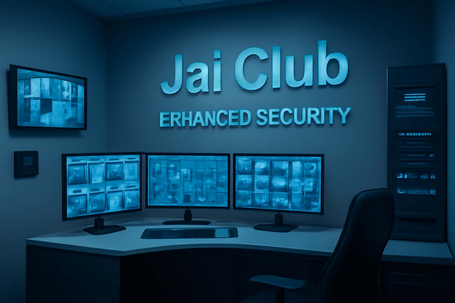 An informative visual depicting enhanced security features of Jai Club.