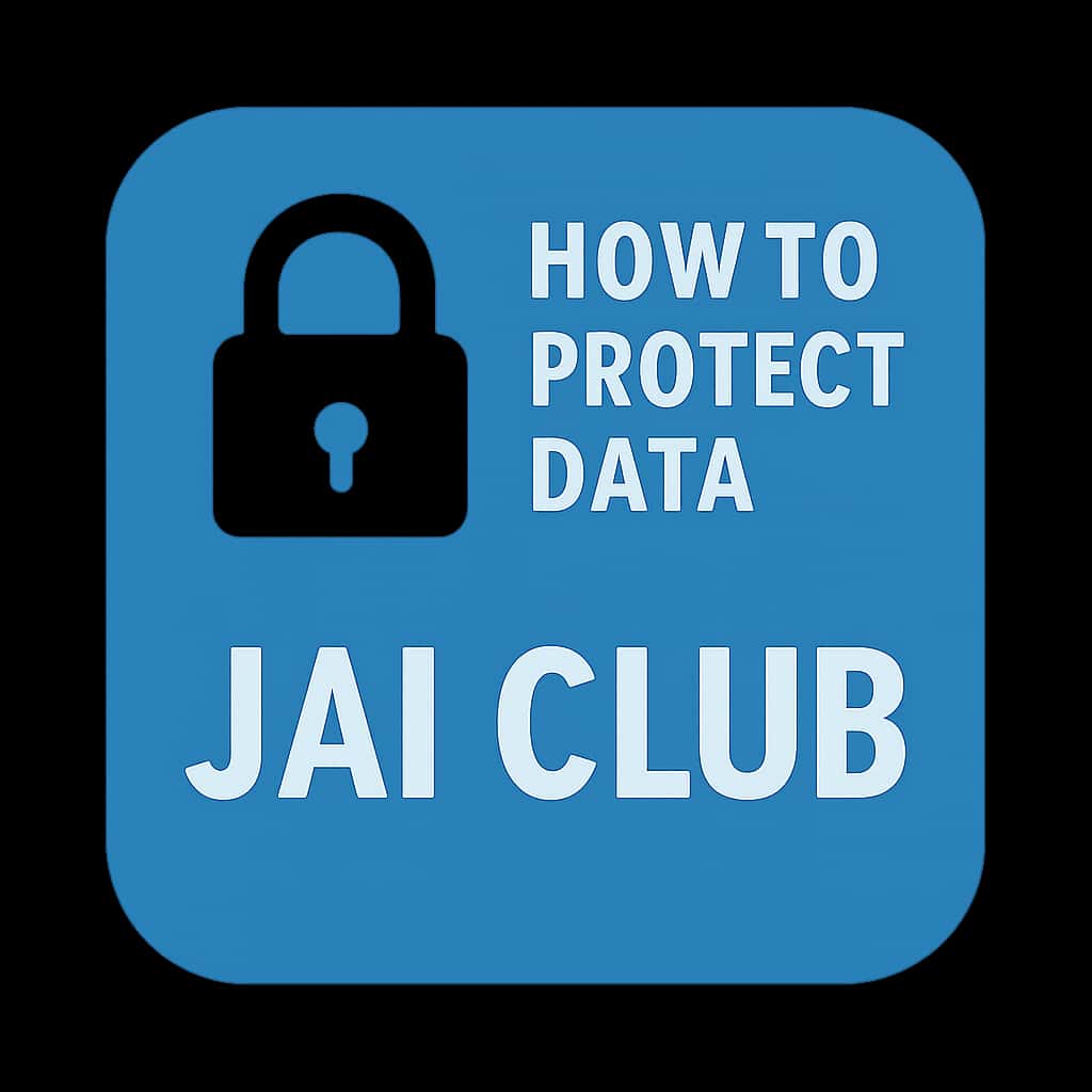 A professional badge symbolizing Jai Club data protection.