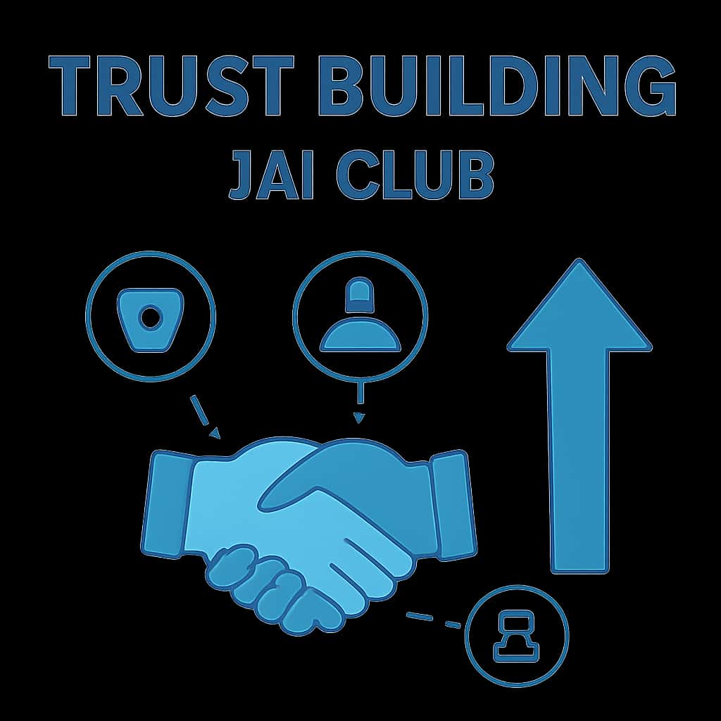 An educational diagram detailing aspects of the Jai Club Trust Building.