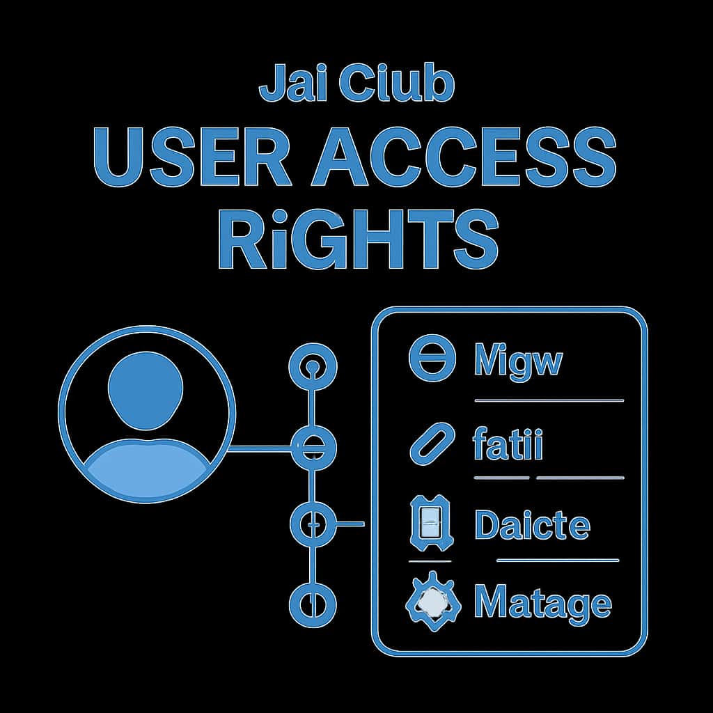 Diagram illustrating Jai Club User Access Rights.