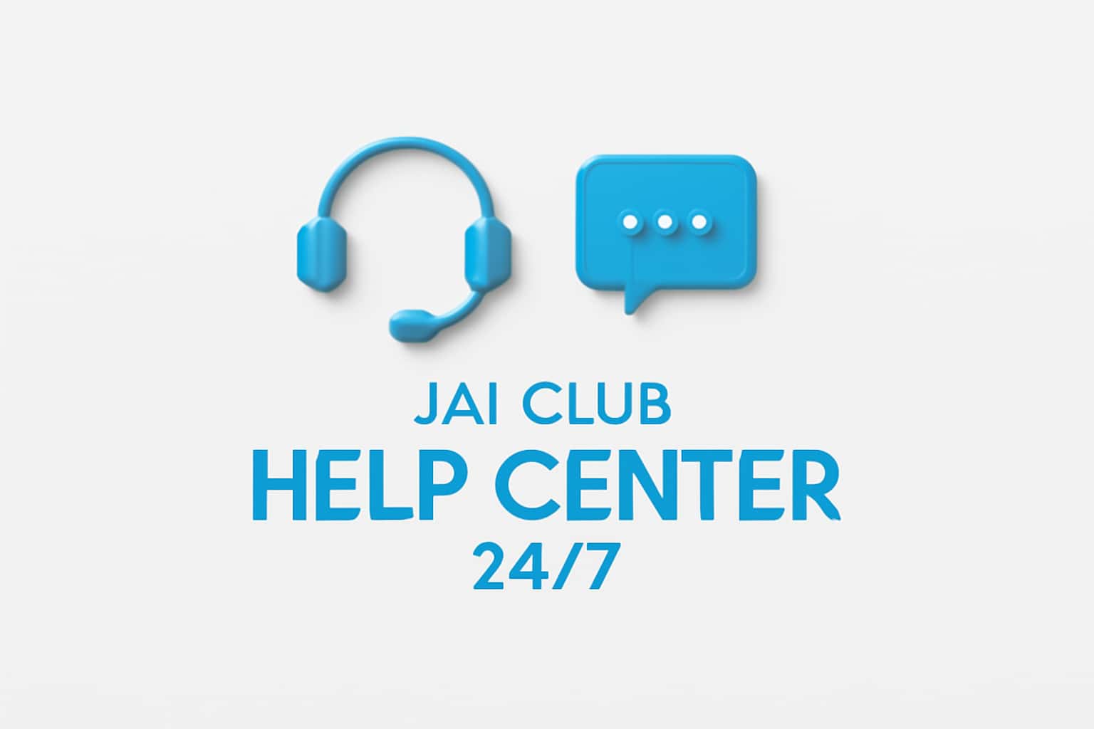 Jai Club Help Center 24/7 Interface