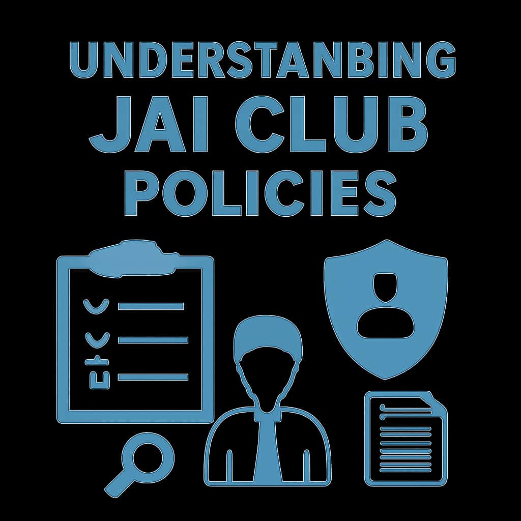 Diagram illustrating key aspects of Jai Club policies.